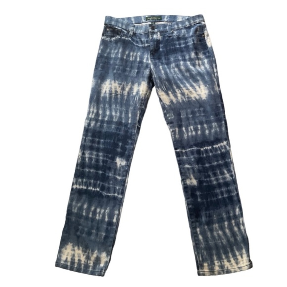Lauren Ralph Lauren Tie Dye Straight Jeans Sz 10